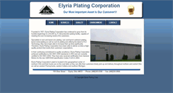Desktop Screenshot of elyriaplating.com